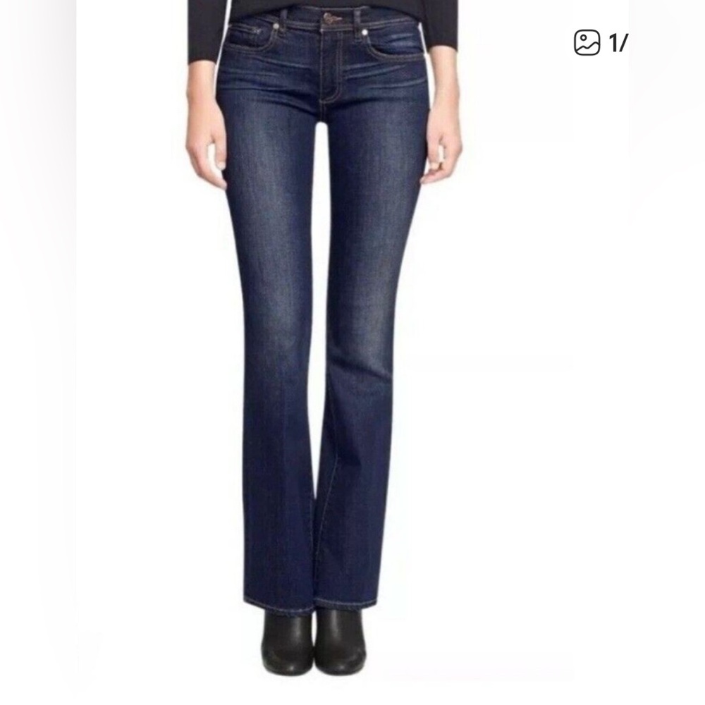 Tory Burch Bootcut Jeans Womens 29 Classic Tory Logo Low Rise Y2K Style Designer